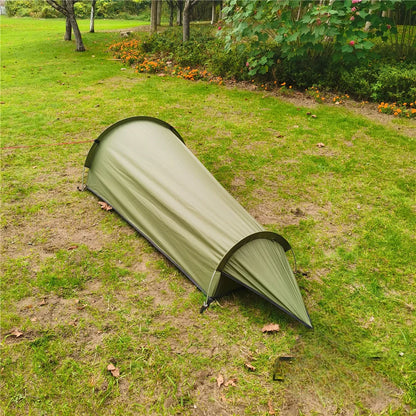 Ultra Light Single Person Camping Small Sleeping Bag Outdoor Portable Tent Mountaineering Equipment Summer Breathable