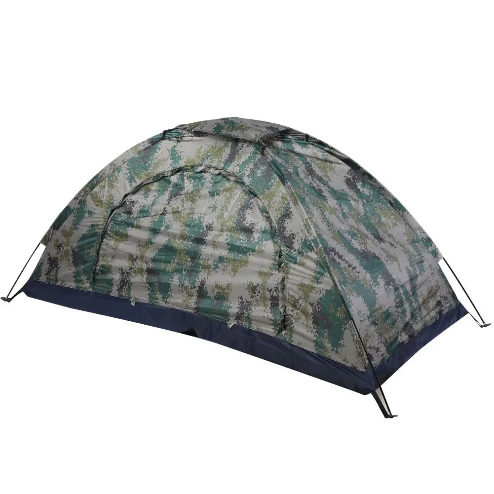 Camping Tent Fishing Tent Leisure Tent Outdoor Single Person Leisure Windproof Tent for Camping Fishing Climbing Camouflage
