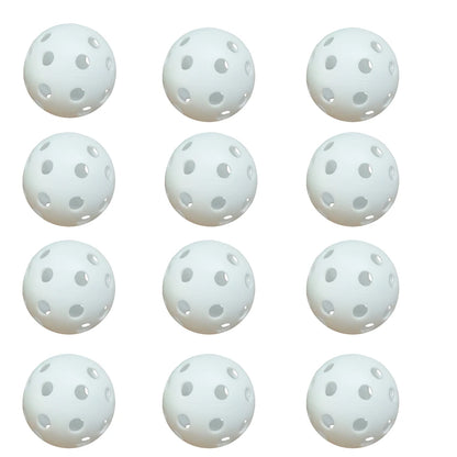 3/6/12pcs Indoor Pickleball Balls 26 Holes Colorful and Durable Pickleballs 72mm Training Ball Practice Competition Pickleball