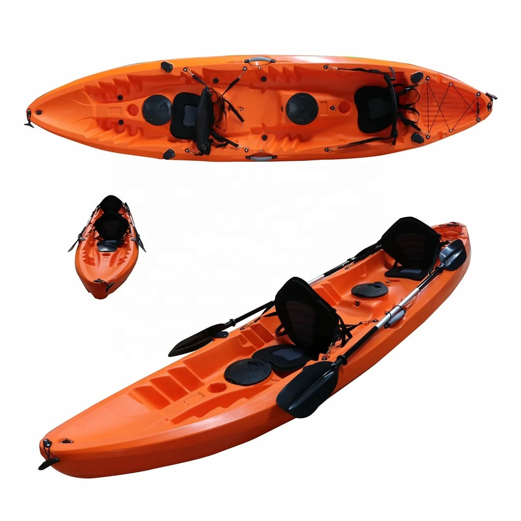 Vicking Top Selling Rotomolded Sit on Top Fishing Kayak 12FT Kayak Sit on Top Beach Fishing Camping Kayaking