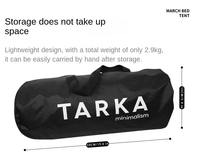 TARKA Camping Bed Tent Set  Inner Outer Tent for Wild Hiking Portable Solo Outdoor Camping Shelter One Person Tent ﻿