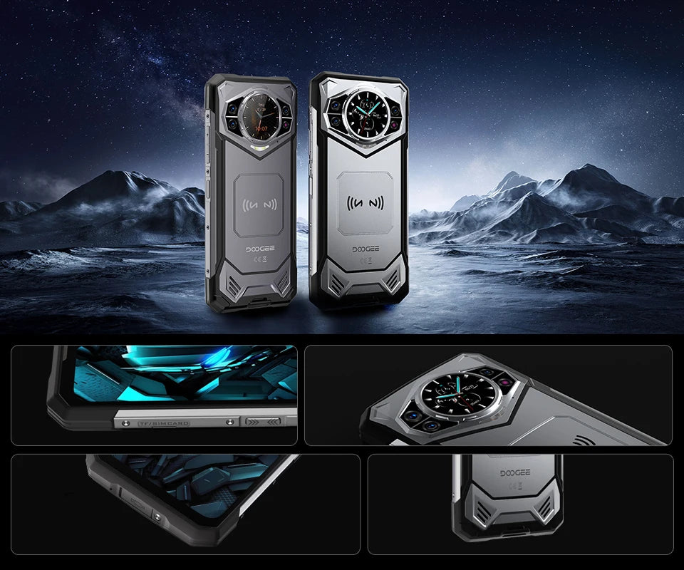 Global Version DOOGEE S200 5G Rugged Phone 12GB +256GB 6.72" Display 100MP AI Main Camera 10100mAh Mobilephone Android 16 NFC