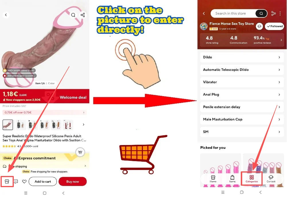 Silicone Realistic Dildo Adult Sex Toys Anal Dildo with Suction Cup Consolador Penis for Women Erotic Masturbators Penetration