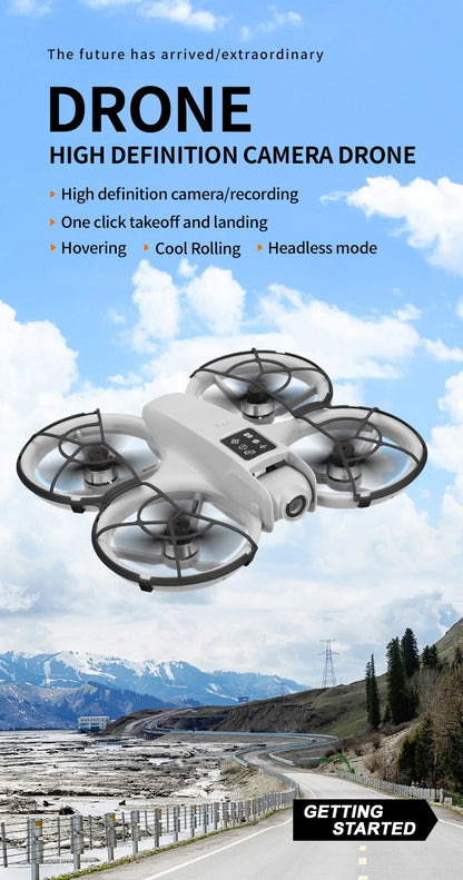 RC Dron with Glasses WIFI FPV H36 Drone Wide Angle HD 4K Camera Height Hold RC Foldable Quadcopter Dron Helicopter Toys Gifts