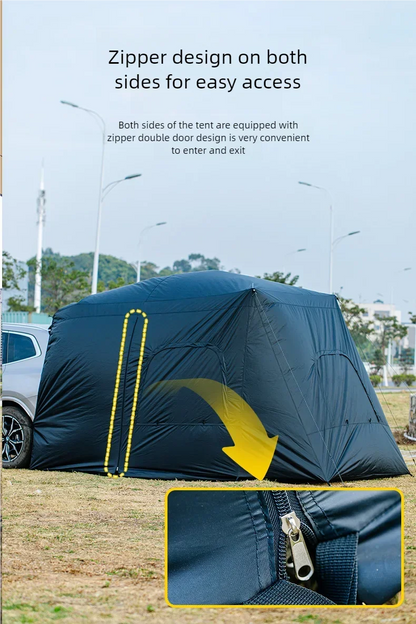 Universal SUV Camping Tent with Spacious Awning Waterproof Car Tent Easy Setup for Backpacking Traveling  Outdoors Car tail tent