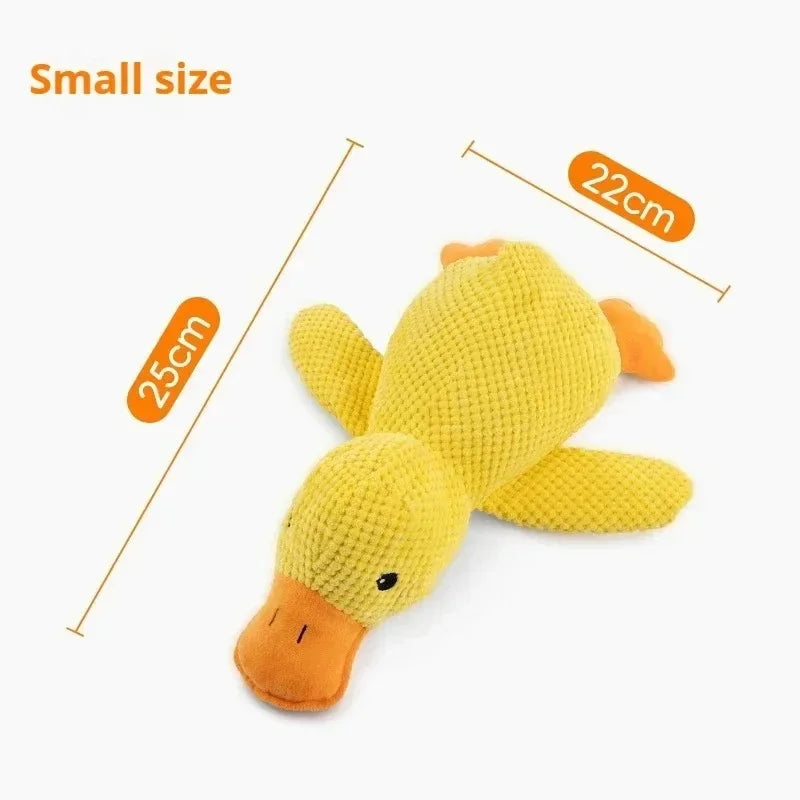Dog~toy  plush  companion sleeping  duck  bite  resistant  teeth  grinding  sound  relief  duck  sound  toy