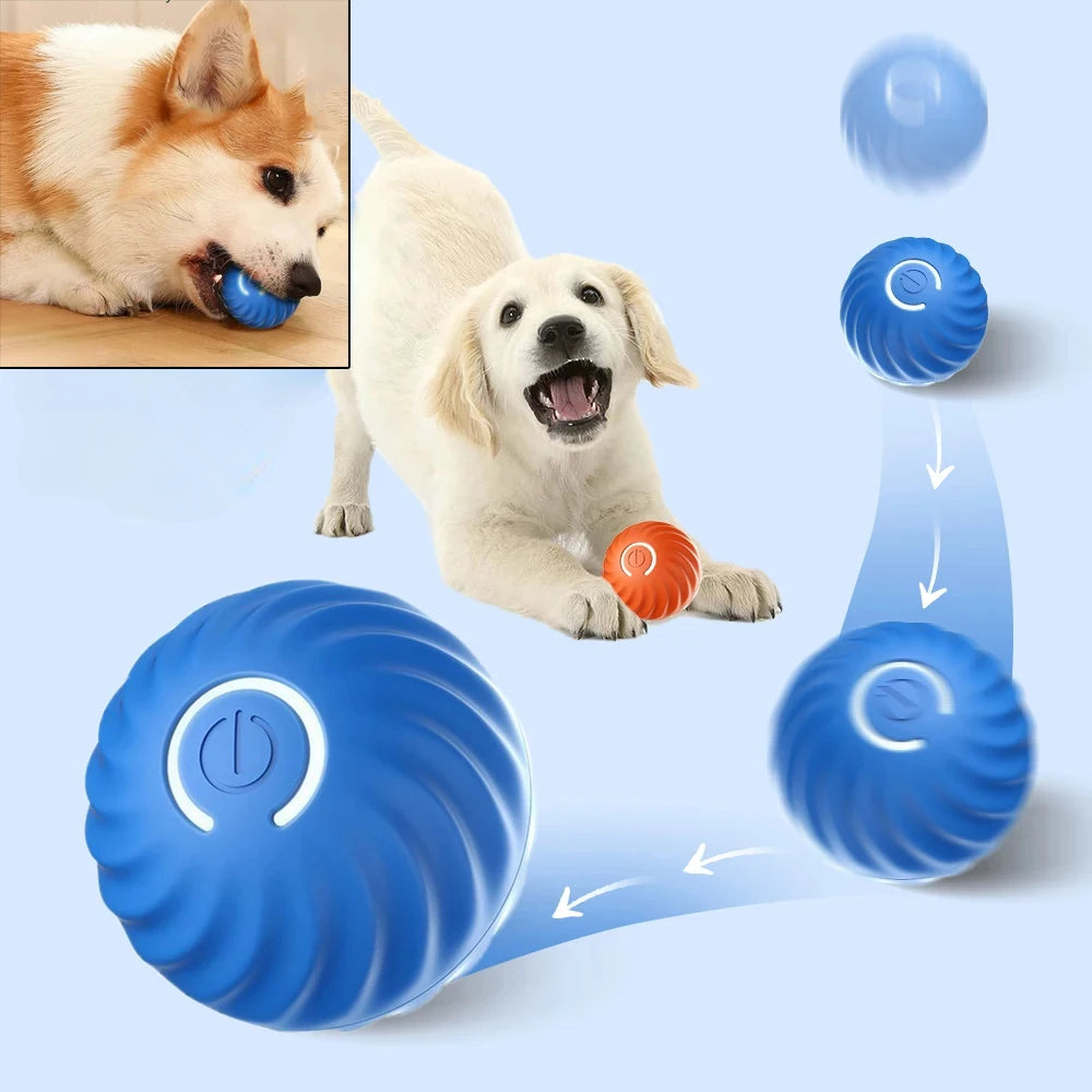 Dog Toy Ball With Automatic Movement, Bouncing Ball, Intelligent Usb Charging, Interactive Ball For Dogs, Chew Toy Ball For Dogs