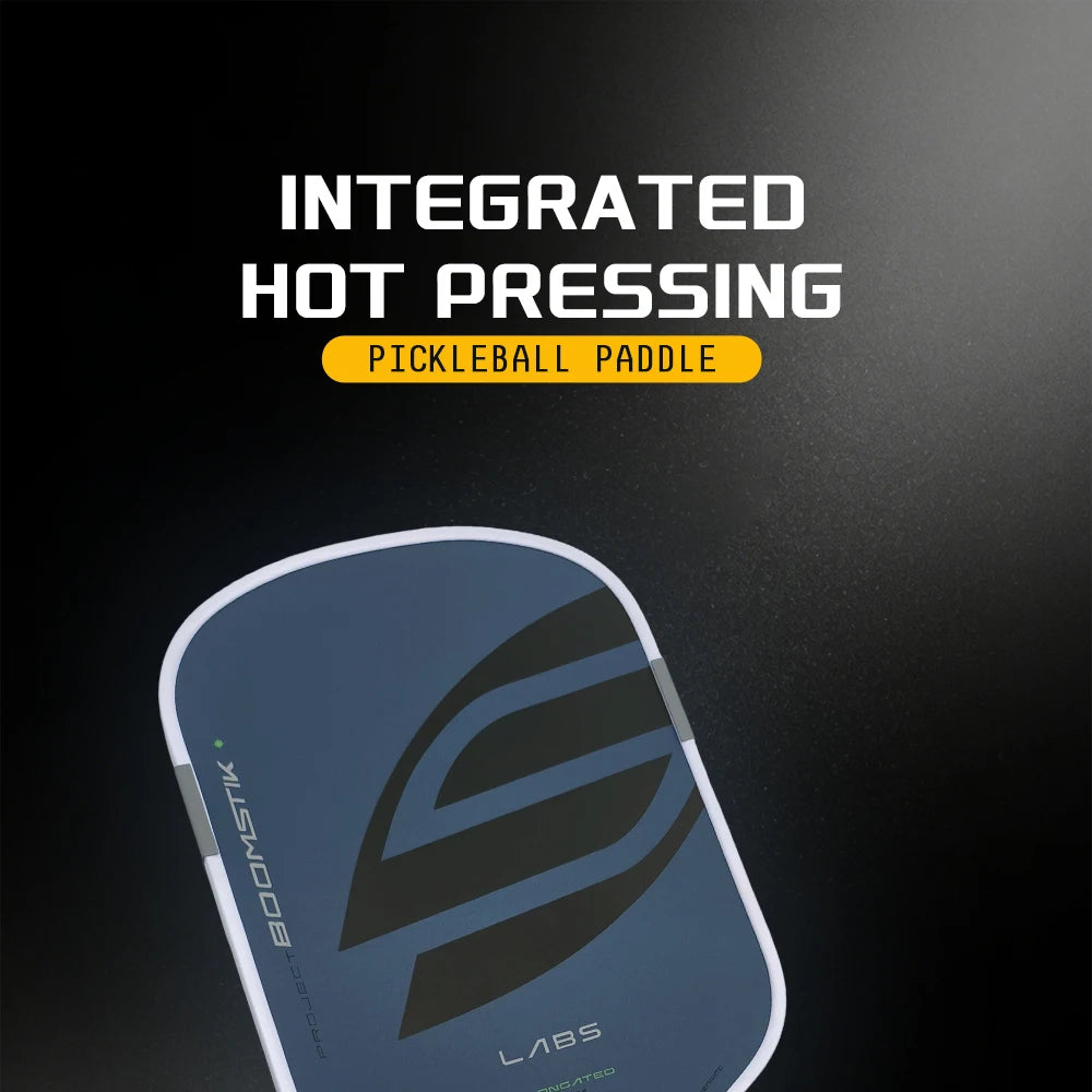 BoomCore Pickleball Paddle 16mm Anti-Skid Surface Design Solid Pattern Honeycomb Core Eco-Friendly Portable Nylon Carry Training