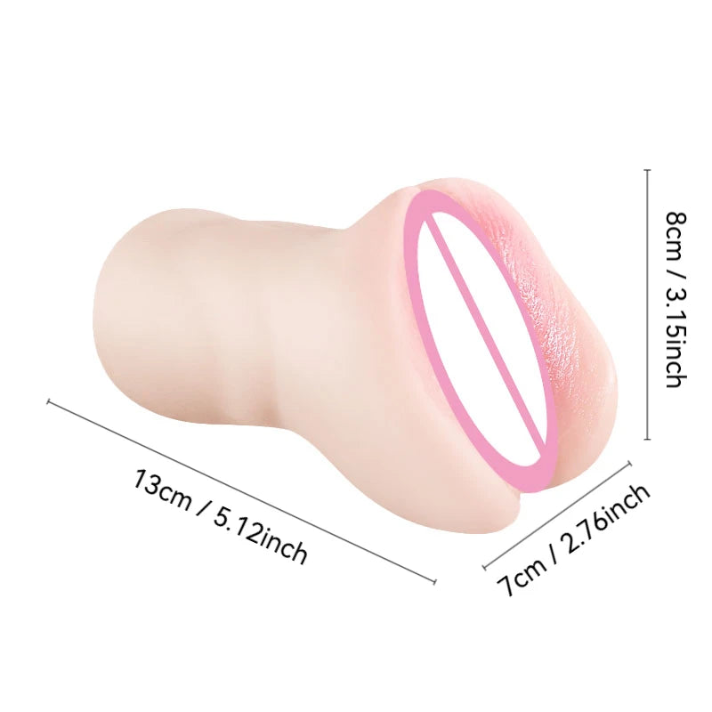 Adult Masturbation Sex Toys High Quality Male Portable Pocket Pussy Lifelike Female Vagina Anal 2 Holes Adult 18+ Sex Products