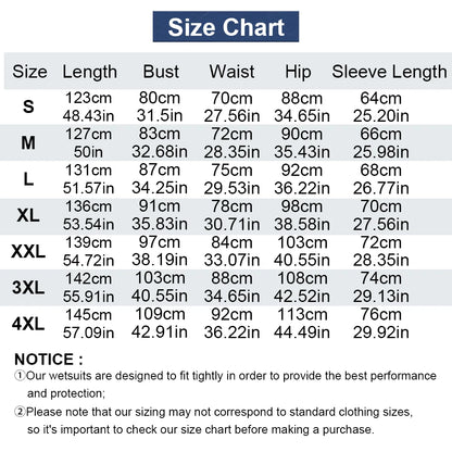 Wetsuits 3mm/2mm Neoprene Diving Surfing Suits Snorkeling Kayaking Spearfishing Freediving Swimming Full Body Thermal Keep Warm
