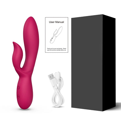 Adult female massager Dual-motor vibrator Adult toy Anal plug masturbator Adult product, suitable for women aged 18 and over