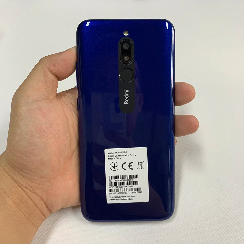 Original Xiaomi Redmi 8 4GB 64GB 4700 mAh Smartphone Dual SIM 6.22'' 12MP+2MP+8MP Snapdragon 439 Octa-Core 4G LTE Mobile Phone