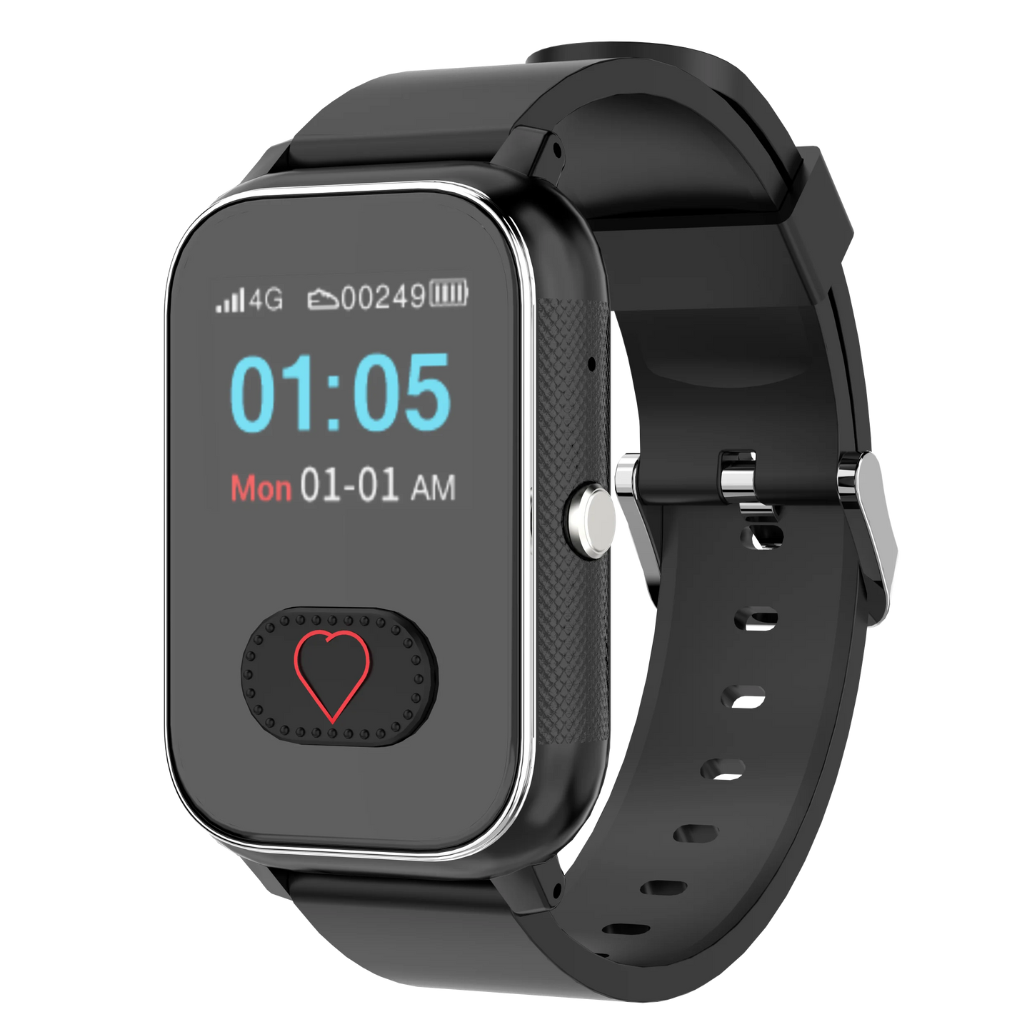 Smart 4G Video Call Watch Elderly Old Parents Heart Rate Blood Pressure Monitor GPS Trace Locate Camera Android Phone Smartwatch
