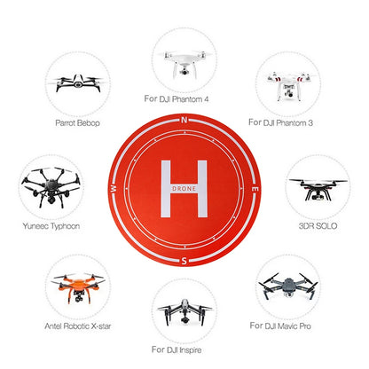 40/50/60CM Universal Drone Landing Cushion Foldable Felt UAV Fall-off Buffer Pads Waterproof Lightweight Drone Accessories