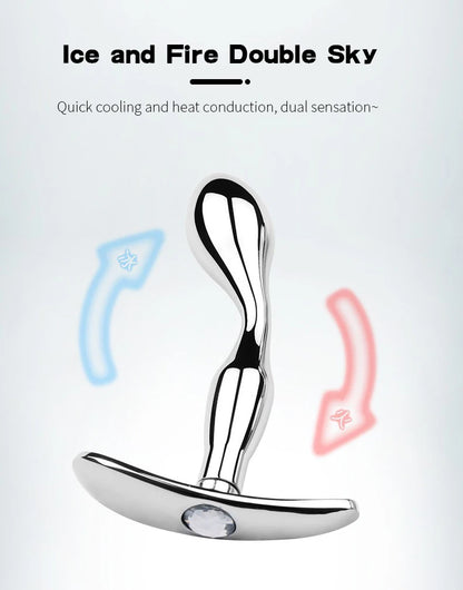 Metal Anchor Base Anal Plug outdoor Butt Plug Stainless Dildos Women'S Vaginal Plug Adult Couple Gay Masturbating Intimate Toys