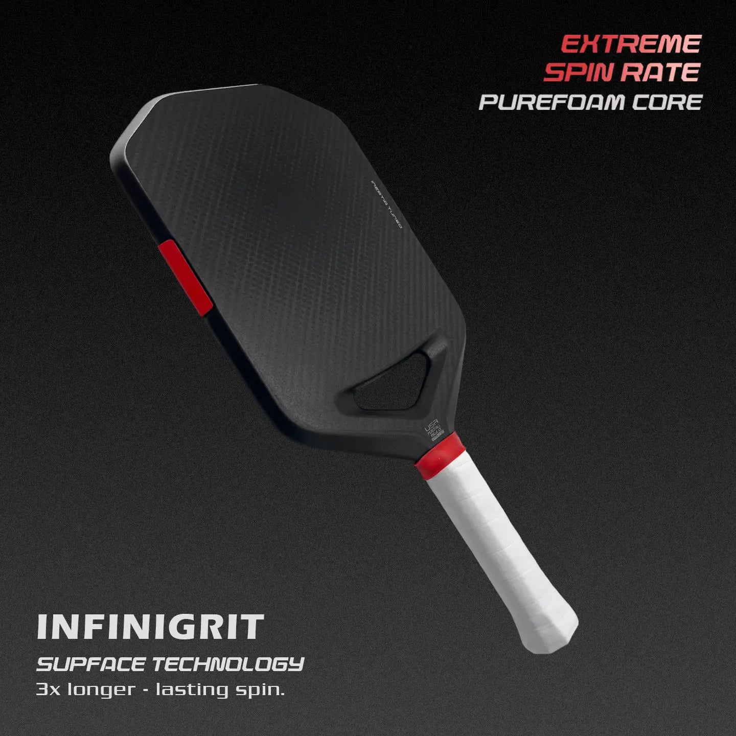 Pickleball Paddle Same Style GEN5 PureFoam Core MOI Weights No Borders Hot Pressing