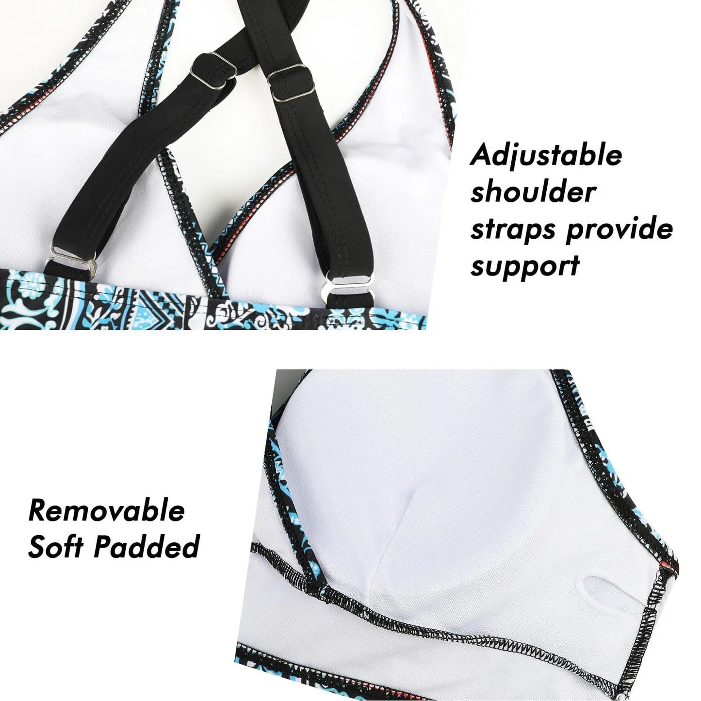 Swimwear For Girls Women High Waisted Bikini Sexy Push Up Two Piece Swimsuits Vintage Swimsuit Two Piece Retro Ruched бикини
