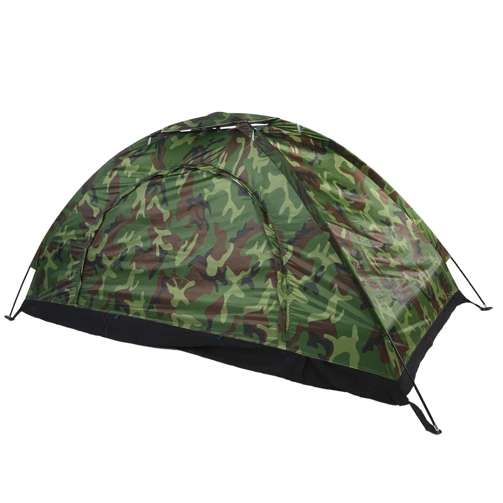Camouflage Tent One Person Tent Outdoor Tent Tent Outdoor Camouflage UV  Waterproof One Person Tent for Camping Hiking