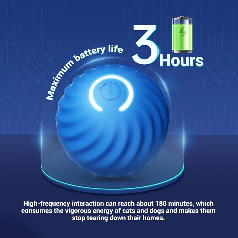 Dog Toy Ball With Automatic Movement, Bouncing Ball, Intelligent Usb Charging, Interactive Ball For Dogs, Chew Toy Ball For Dogs