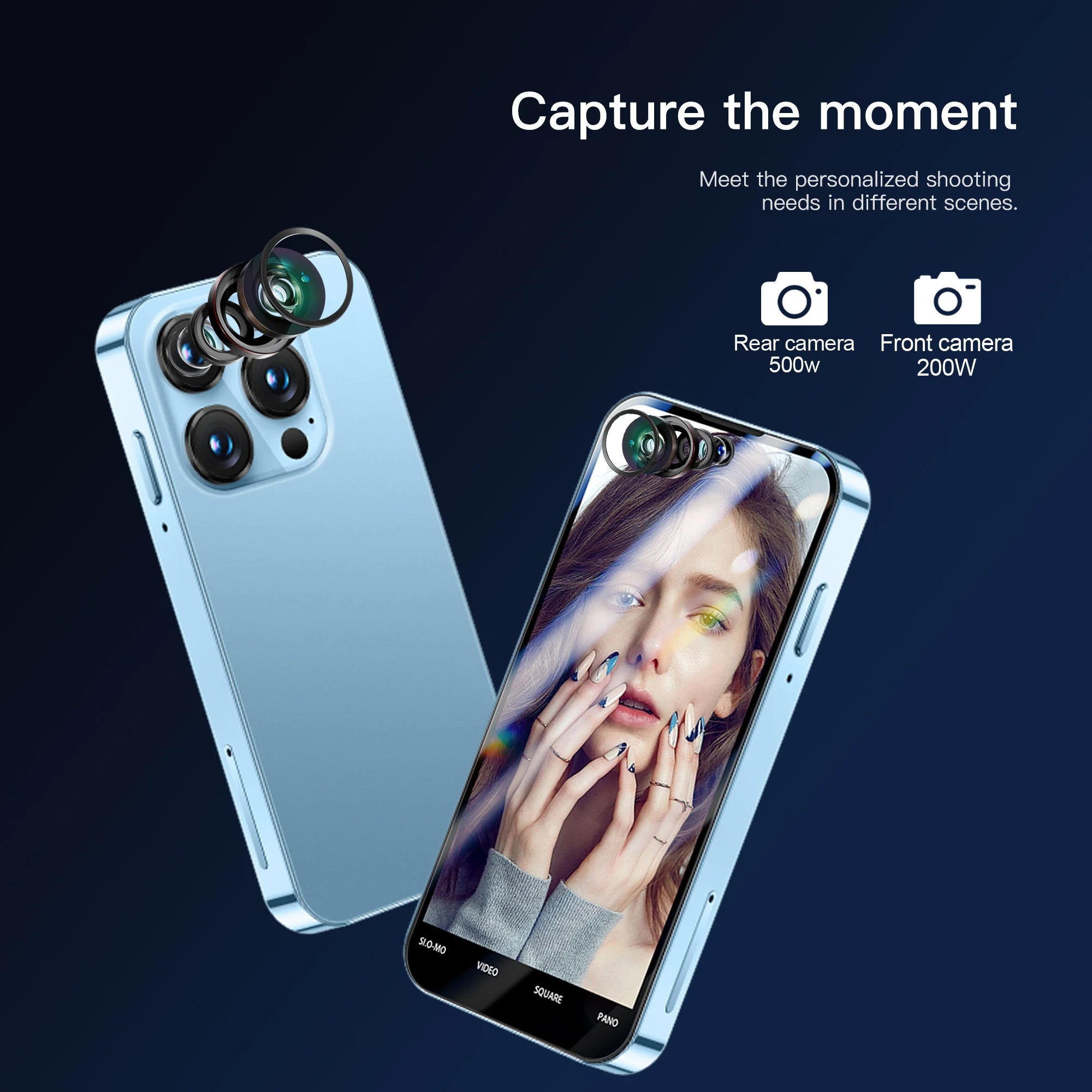 2025 NEW mini Android Smartphone 3.88" HD Display,4G LTE/3G WCDMA,4GB+128GB/2GB+16GB,2000mAh Battery Small Mobile Phone Unlocked