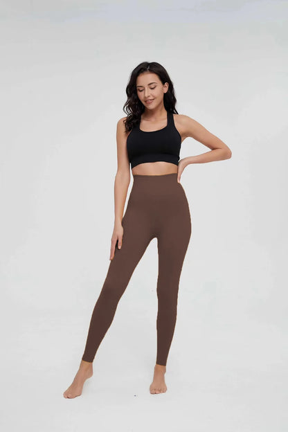 High Waist Sports Leggings Women Solid Color Seamless Pants High Quality Gym Workout Running Fitness Leggings Butt Lift Pants