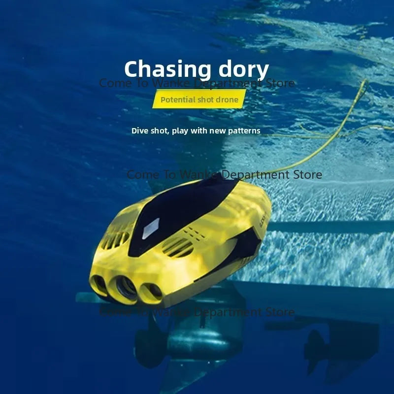 HD Underwater Dro-ne Remote Control Multi-Visual Chasing Dory Diving Photography Underwater Ro-bot