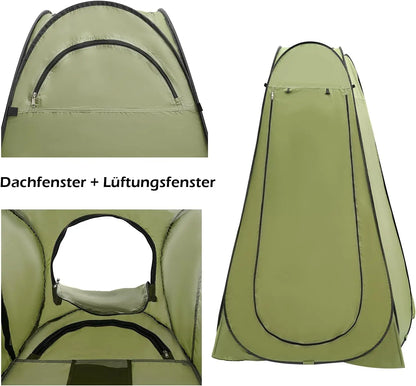 Pop-Up Shower Tent, Toilet Tent, Changing Tent, Portable Camping Shower Cubicle, Toilet Tent, Outdoor Log Tent, Privacy Screen