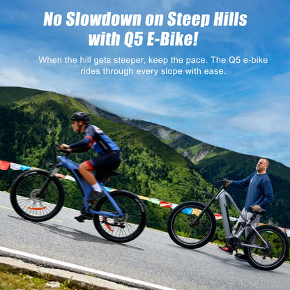 HX Q5 Ebike 2000W Adults Electric Bike 85Nm 57KM/H Electric Bicycle 27.5*2.25 Inch Removable battery Electric Mountain Bike