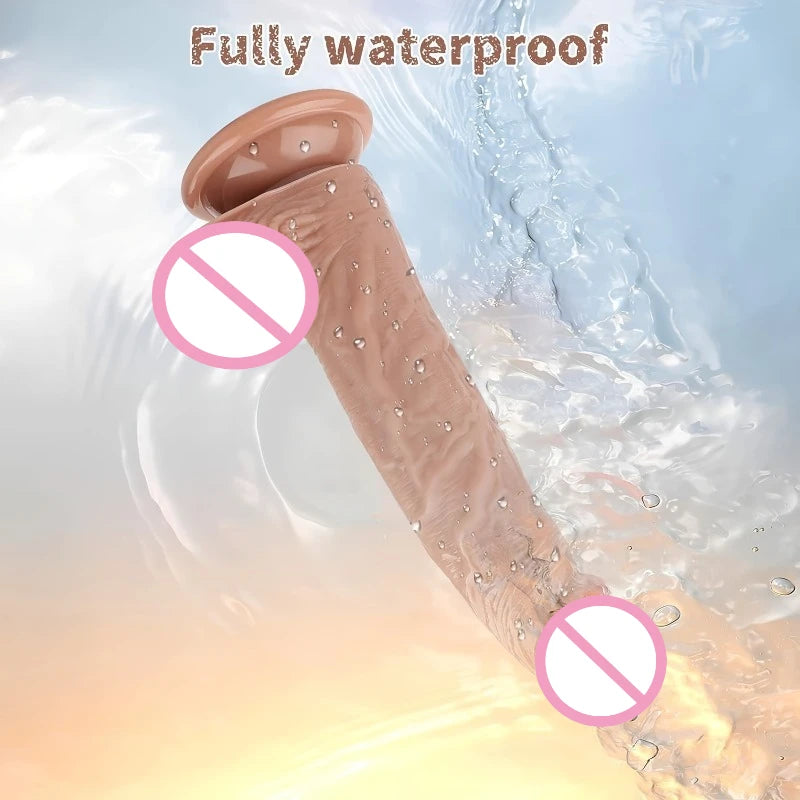 A Dildo Suitable for Beginners Butt Plug Realistic Adult Sex Toys with Strong Suction Cups, Anal Dildos  for Women and Couples
