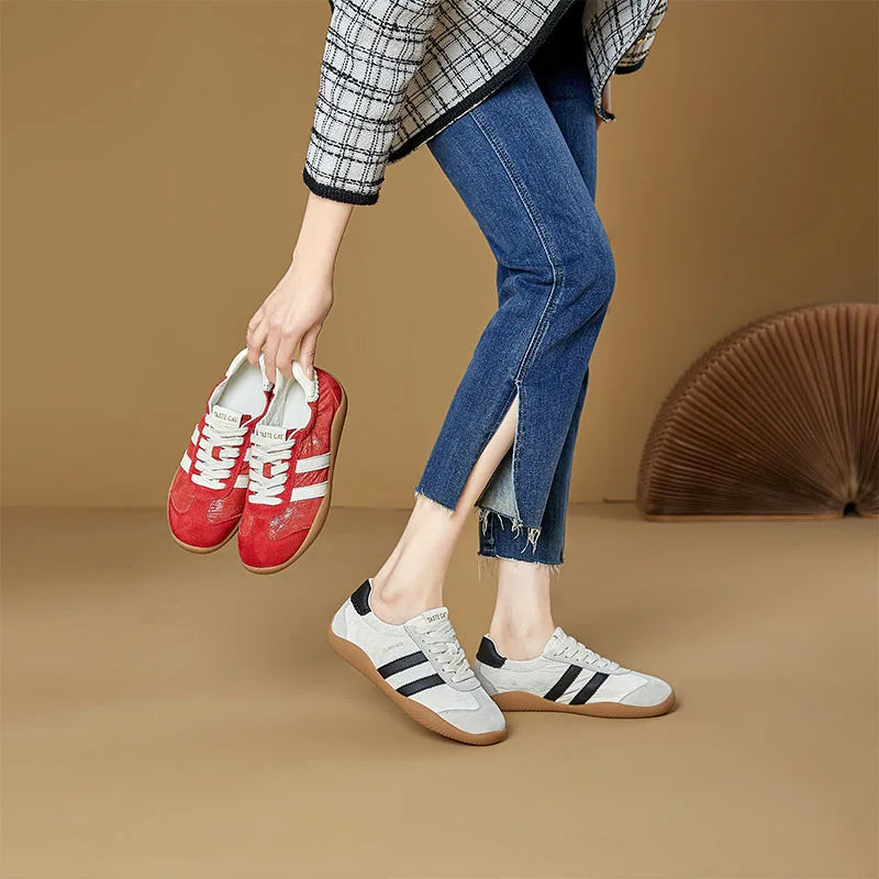 AIYUQI 2026 New Spring and Autumn Women's sneakers  Flats Dexun Women Shoes Genuine Leather, Stylish, Non-slip female Shoes