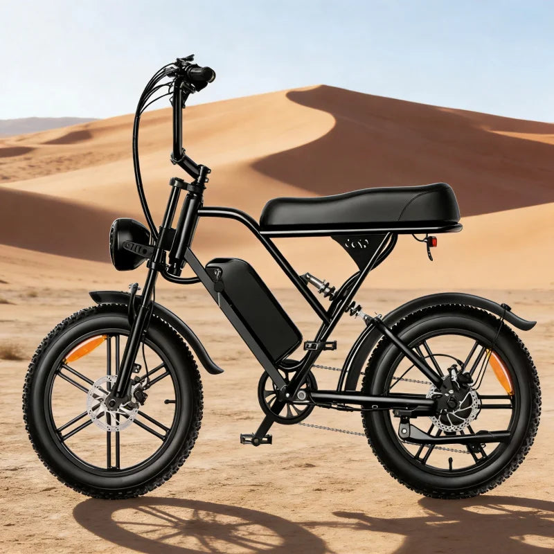 20-inch new camping E-Bike, 1000W high-speed motor off-road electric bicycle, 48V15AH battery adult city road electric scooter