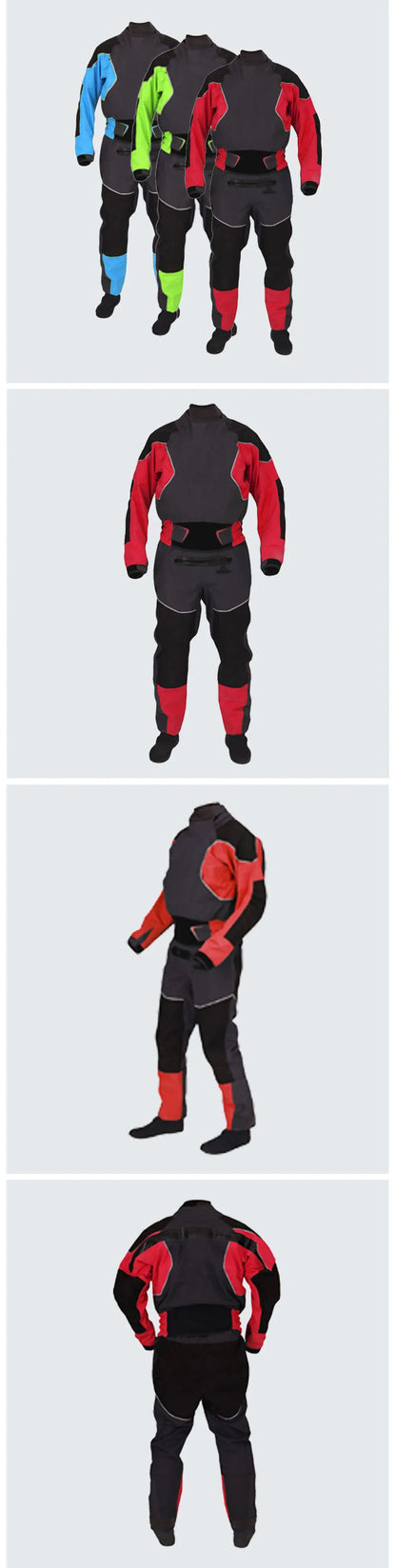Dry diving suits, kayaking, paddleboarding and other water sports waterproof quick-drying clothing are all waterproof