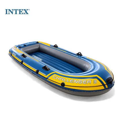 Challenger 2 Boat Set INTEX 68367 Fishing Boat Rubber Boat Canoe