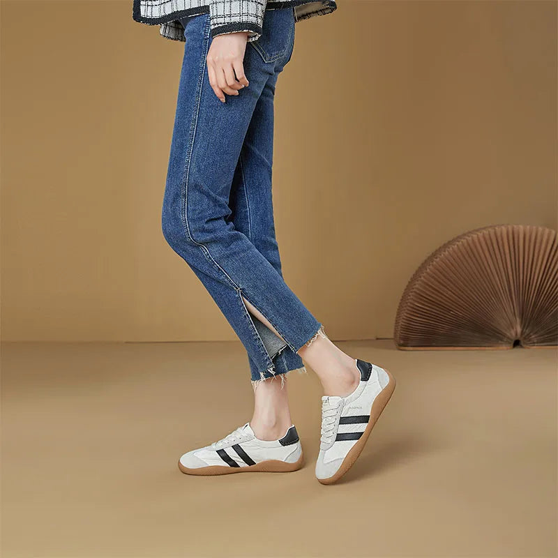AIYUQI 2026 New Spring and Autumn Women's sneakers  Flats Dexun Women Shoes Genuine Leather, Stylish, Non-slip female Shoes
