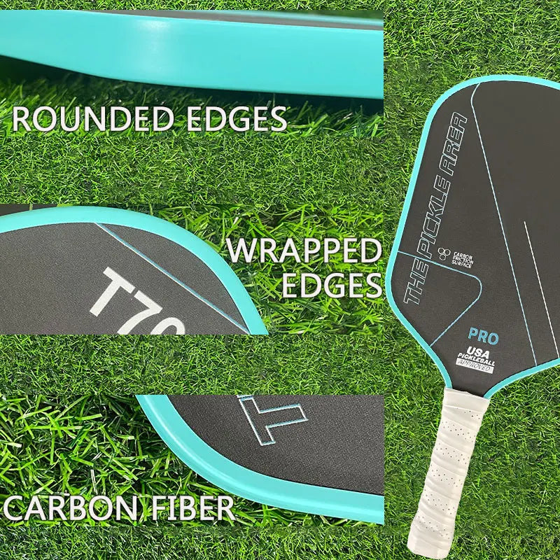 LEATOU 16MM T700 Pickleball Paddle Carbon Fiber Pickleball Racket USAPA Approved Durable Professional Game Supplies