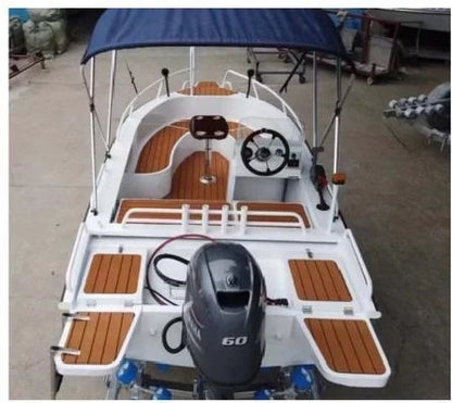 Best Value Aluminum Alloy Speedboat for 6-8 Passengers Comfortable Handrails for Fishing or Sports Yachting