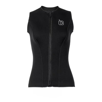 3MM Men Women Sleeveless Wetsuit Top No Hood Neoprene Thermal Vest for Scuba Diving Surfing Kayaking Swimming Water Sports