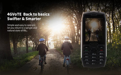 HAMTOD H3 Rugged Phone 2.8 inch HD Screen Quad-core 2000mAh Battery 0.3MP Camera 4G VoLTE