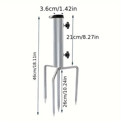 Camping tent frame with ground pegs - a sturdy frame suitable for patio, garden, beach and outdoor use.