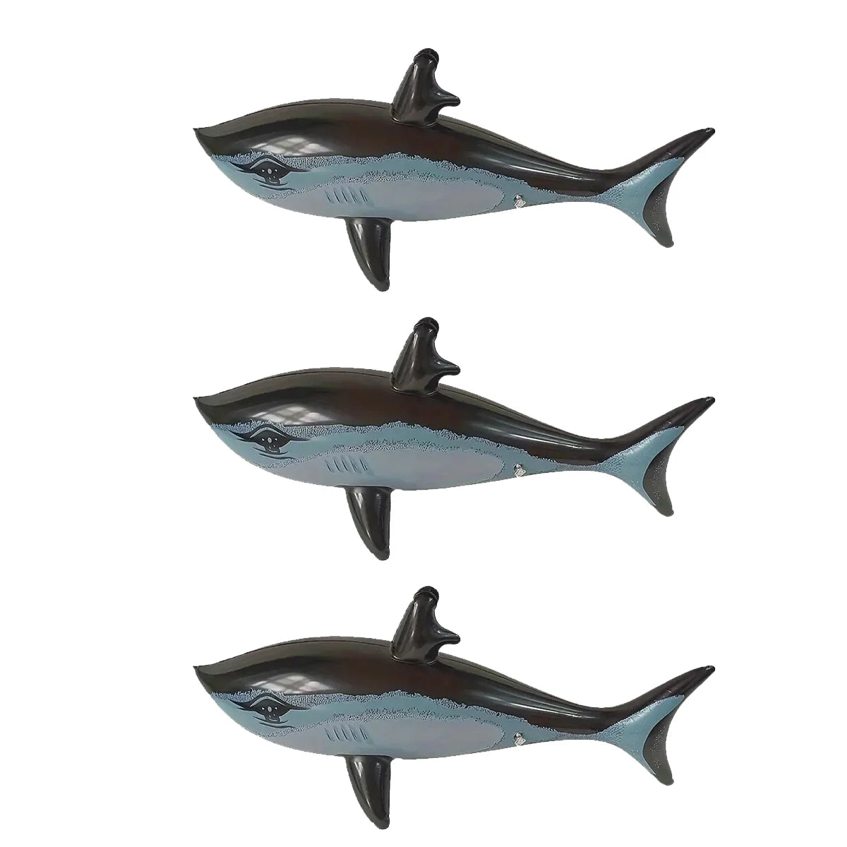 Inflatable Shark Float Beach Pool Party Swimming Water Game Fun Sports Inflatable Toy Holiday Vacation Gift For Home Outdoor