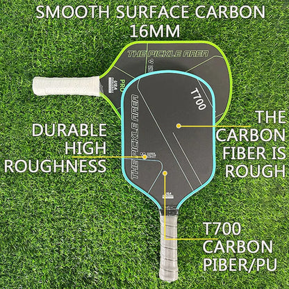LEATOU 16MM T700 Pickleball Paddle Carbon Fiber Pickleball Racket USAPA Approved Durable Professional Game Supplies
