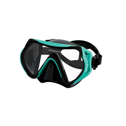 Diving Mask Snorkeling Full Dry Breathing Tube Set, Large Frame Swimming Goggles, Liquid Silicone Diving Mask