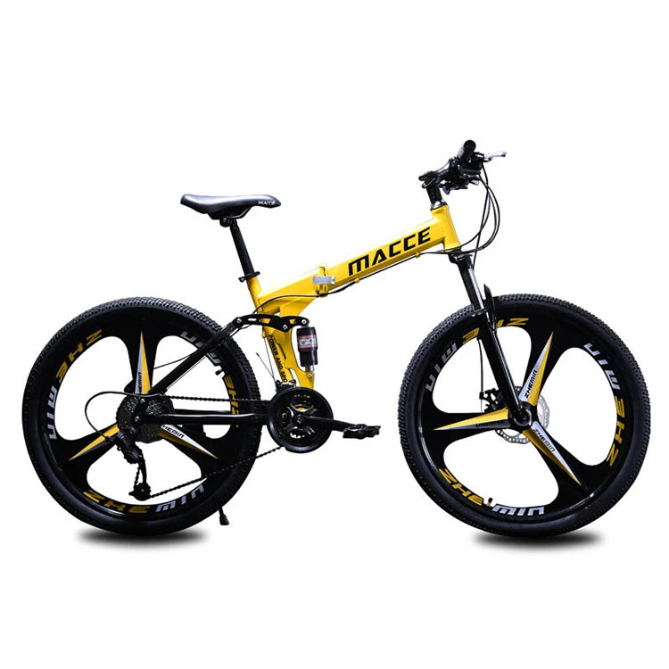 Eco-friendly 26 Inch Size Wheel Folding Bike Cycling Steel Frame Folding Mountain Bicycle