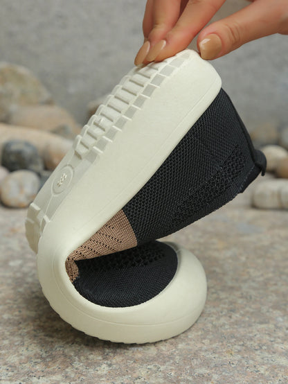 Women's shoes summer 2026  Single Shoes Dual-Tone Breathable Design Petite Fragrance Style Comfortable Footwear shoes woman