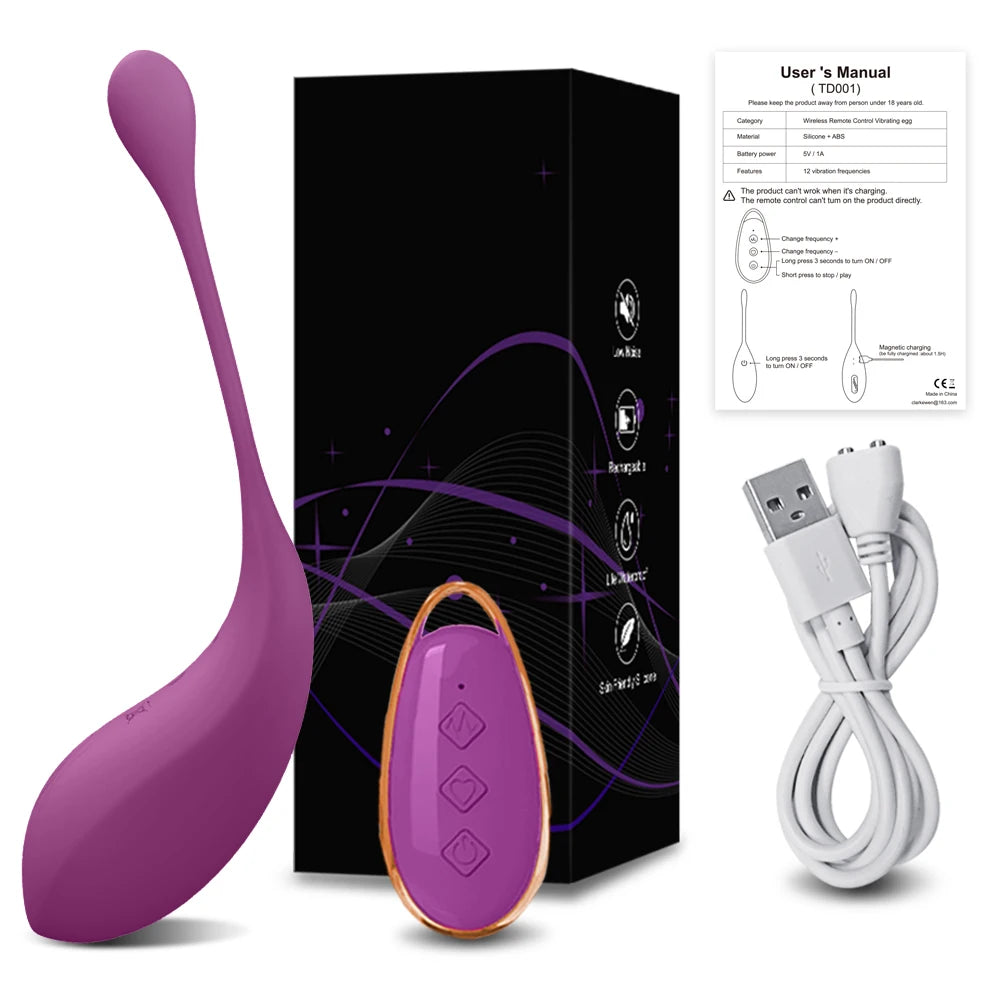 Powerful Vibrating Love Egg Wireless Remote Control Vibratiors Female for Women Dildo G-spot Massager Anal Plug Masturbator 2022