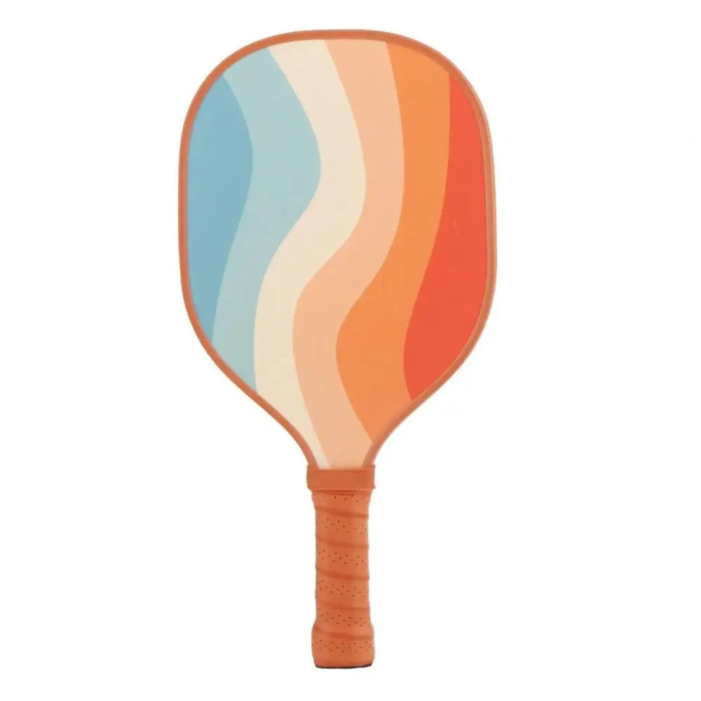 Wooden Pickleball Paddles Non-Slip Colorful Pickle Ball Racket Ribbed Handle Single Racket Pickleball Training Equipment Men