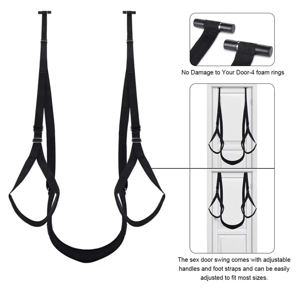 Door Sex Swings for Adult Couples Sex Position Furniture Adjustable Straps Bondage Restraint BDSM Sex Toy Sexyshop Erotic Toys