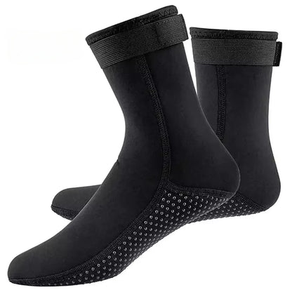3mm Neoprene Socks Wetsuit Shoes Non Slip Surf Swim Fins Socks Warm Beach Boots for Snorkeling Diving Water Sports