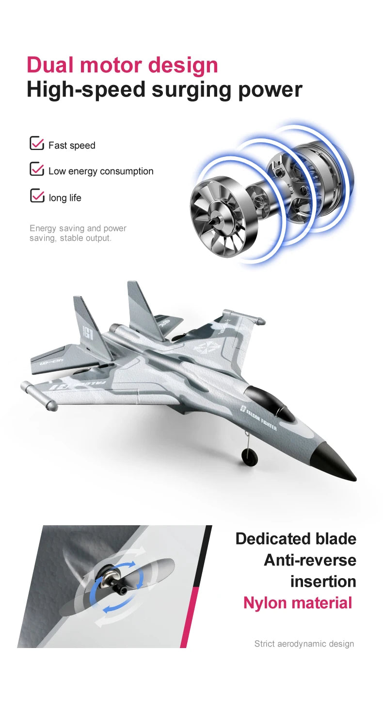 G1 Drone Glider Beginner Profesional 3 Channel RC Aircraft Remote Control Hand Throwing Plane Foam Electric Outdoor Airplane