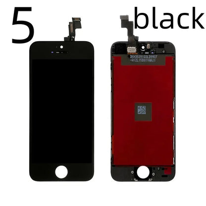 For iPhone 5 5C 5S SE 6 6S 7 8 Plus LCD Display Touch Screen Replacement For iphone 7G 7P 8G 8 Plus LCD Screen Tempered Glass